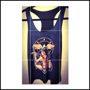 Wonder woman racer back tank